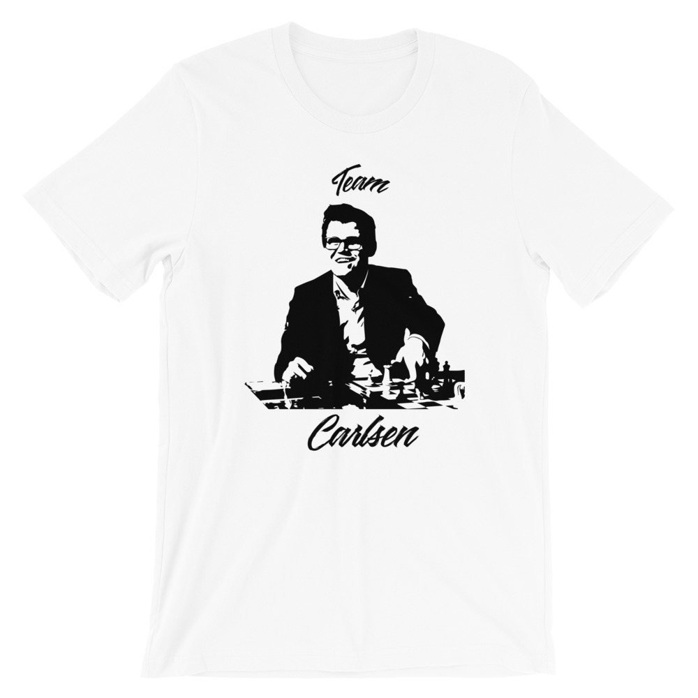 t-shirt champion d'échecs magnus carlsen